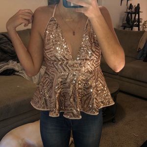 Sequin top
